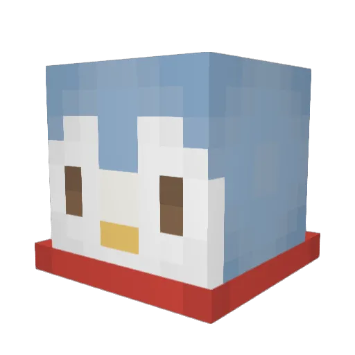slayyjosh Minecraft avatar head, 3D render