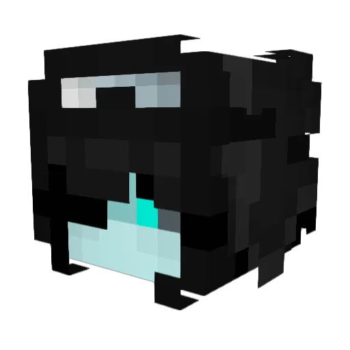 sldSTEEL Minecraft avatar head, 3D render