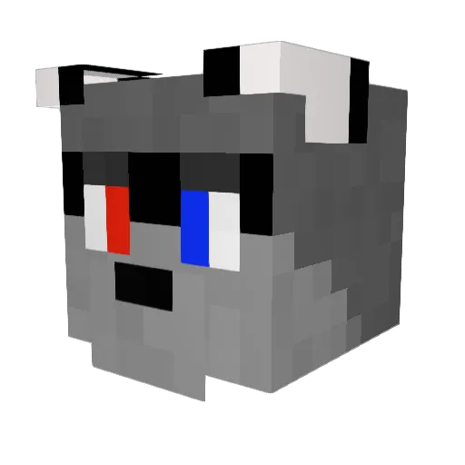 sledge_king Minecraft avatar head, 3D render