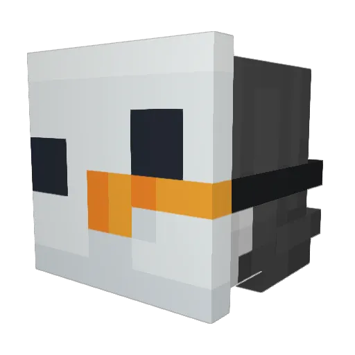 sledneck225 Minecraft avatar head, 3D render