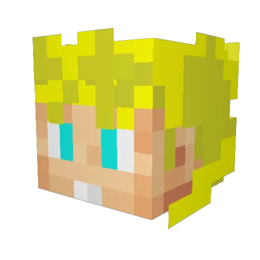 sleeper0620 Minecraft avatar head, 3D render