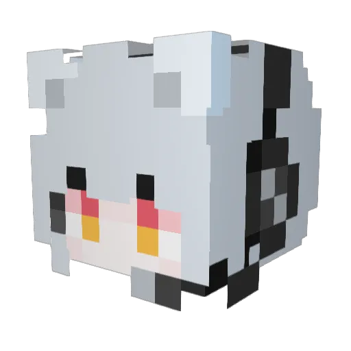 sleepi9 Minecraft avatar head, 3D render
