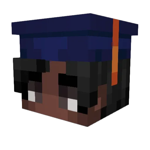 sleepingwolf10 Minecraft avatar head, 3D render