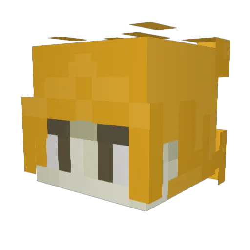 sleepless48 Minecraft avatar head, 3D render
