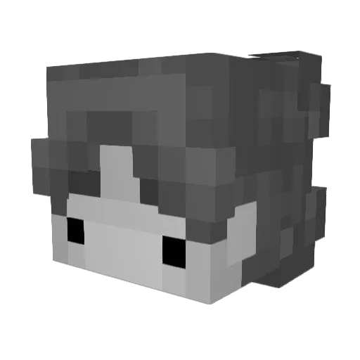 sleeplib Minecraft avatar head, 3D render