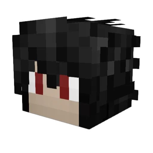sleepmore Minecraft avatar head, 3D render