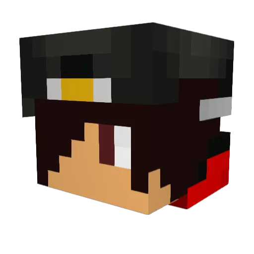 sleeps_FN Minecraft avatar head, 3D render