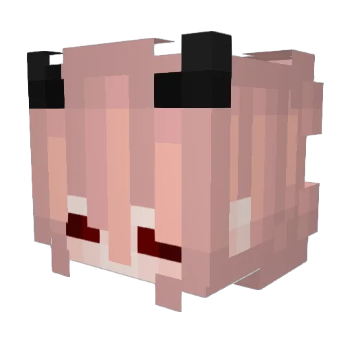 sleepy_hy Minecraft avatar head, 3D render