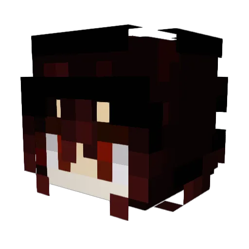 sleepyfox_69 Minecraft avatar head, 3D render