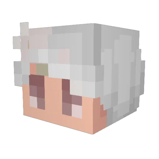 sleepyinigo_ Minecraft avatar head, 3D render