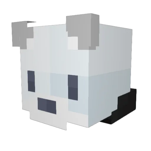 sleepyiso Minecraft avatar head, 3D render