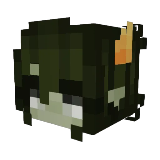 sleepynatt Minecraft avatar head, 3D render