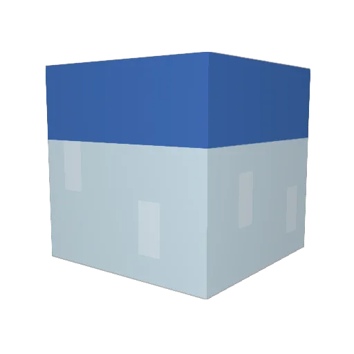 sleepyperx Minecraft avatar head, 3D render