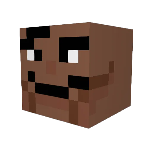 sleepysesame Minecraft avatar head, 3D render