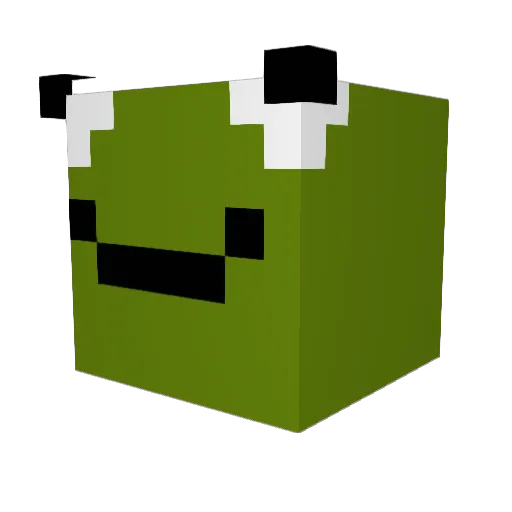sleepyteaky Minecraft avatar head, 3D render