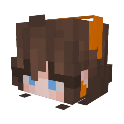 sleepytimesoul Minecraft avatar head, 3D render