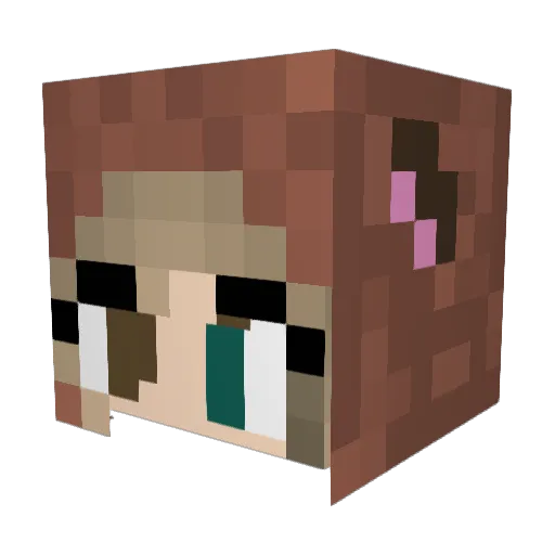 sleepywoofer Minecraft avatar head, 3D render