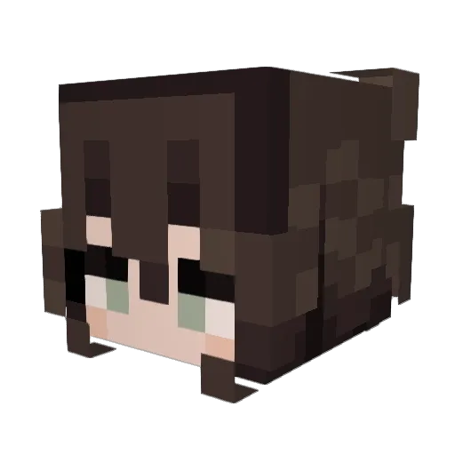 sleepyxstar Minecraft avatar head, 3D render