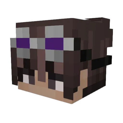 sleepyxzx Minecraft avatar head, 3D render