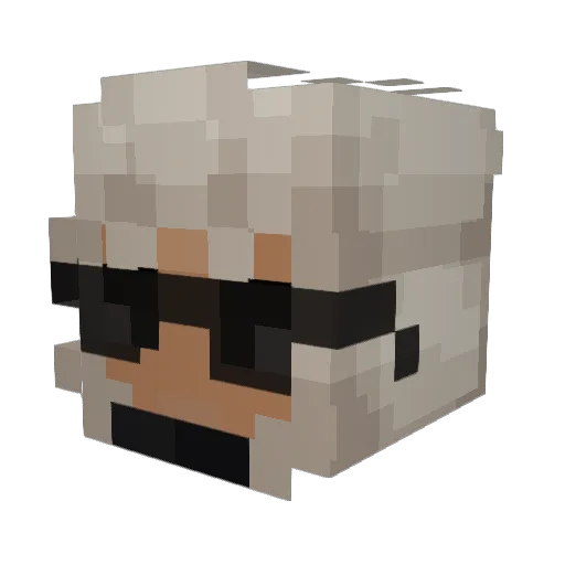 sleert_ Minecraft avatar head, 3D render