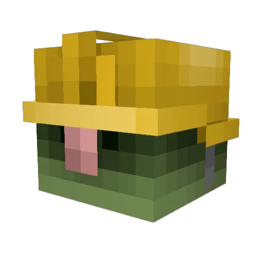 sleeth Minecraft avatar head, 3D render