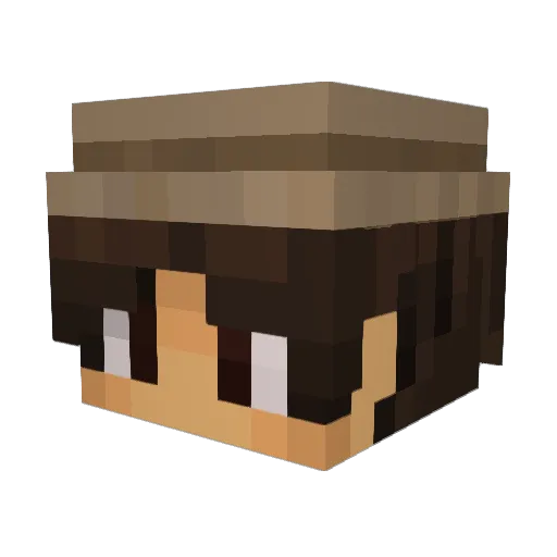 sleman_7 Minecraft avatar head, 3D render