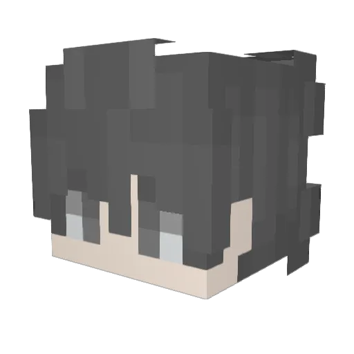 slemem Minecraft avatar head, 3D render