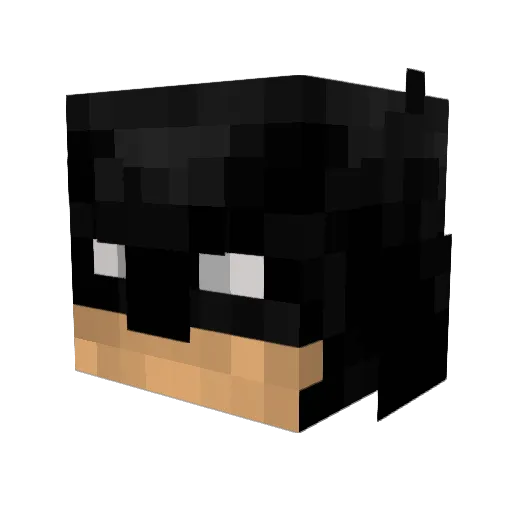 slemsvend Minecraft avatar head, 3D render