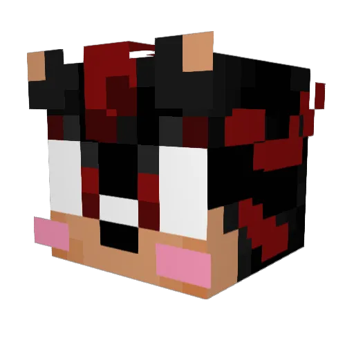 slenderfromstop_ Minecraft avatar head, 3D render