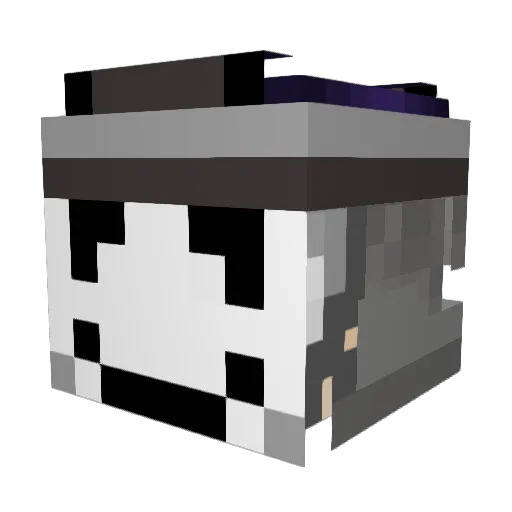 slenderjbone Minecraft avatar head, 3D render