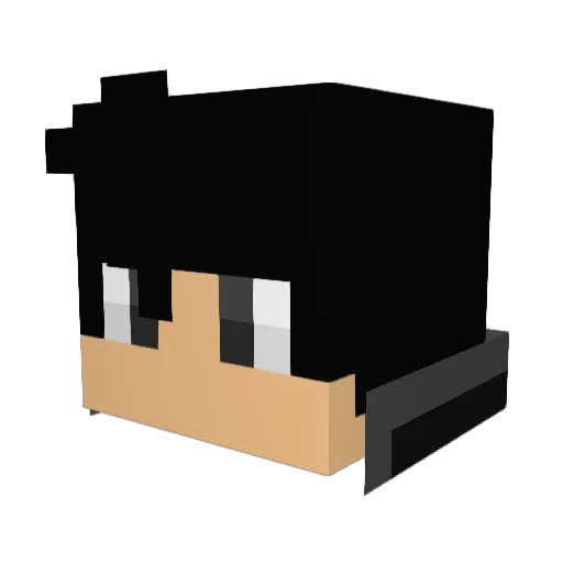 slenderkiller05 Minecraft avatar head, 3D render