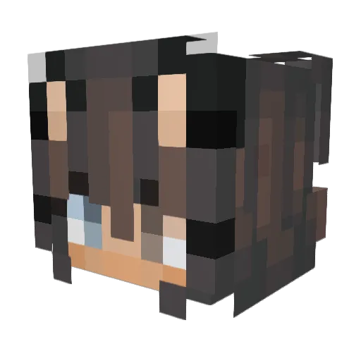 slenderman8824 Minecraft avatar head, 3D render