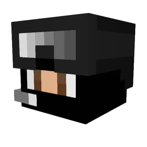slendyhunter02 Minecraft avatar head, 3D render