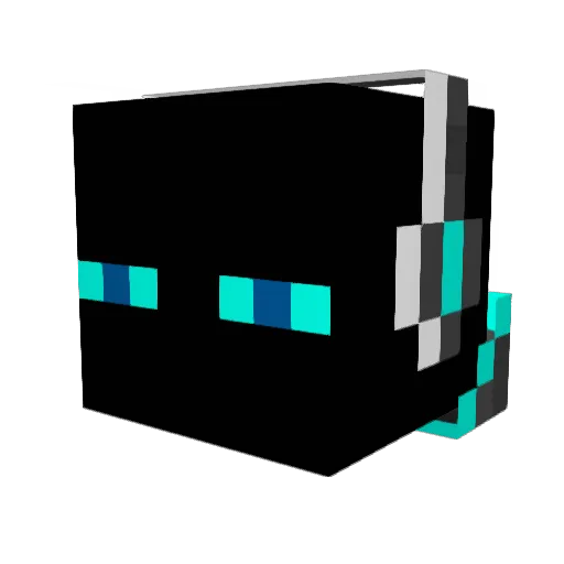 slgSERG Minecraft avatar head, 3D render