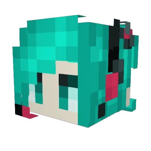sliam9 Minecraft avatar head, 3D render