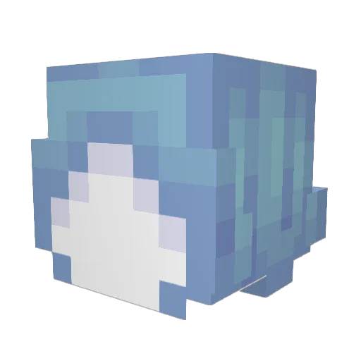 sliccey Minecraft avatar head, 3D render
