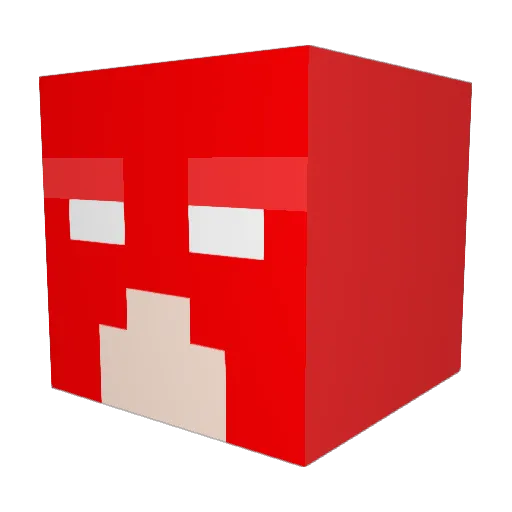slicer0112 Minecraft avatar head, 3D render