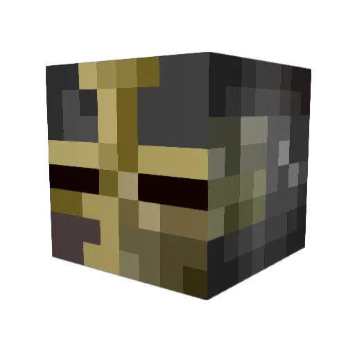 sliceries Minecraft avatar head, 3D render