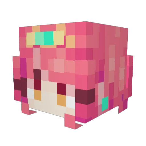 slicers9 Minecraft avatar head, 3D render
