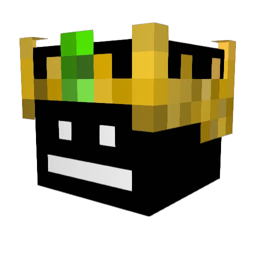 slicing_noodle Minecraft avatar head, 3D render