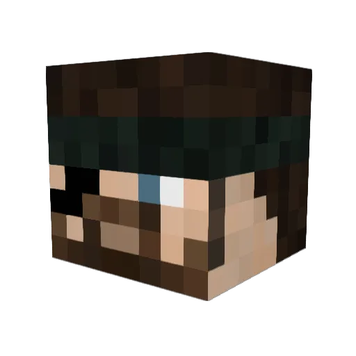 slick_420 Minecraft avatar head, 3D render