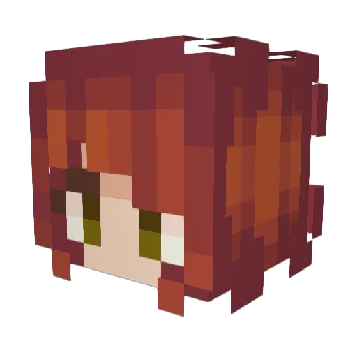 slickyvick Minecraft avatar head, 3D render