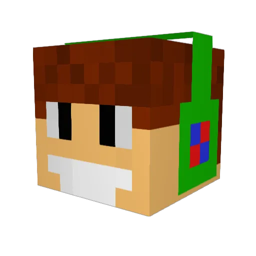 slideboi69 Minecraft avatar head, 3D render
