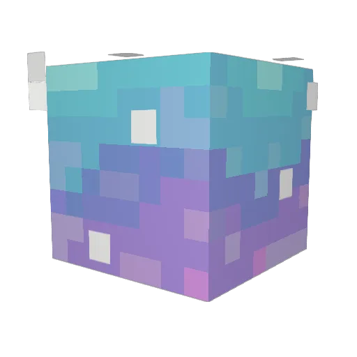 slidhello Minecraft avatar head, 3D render