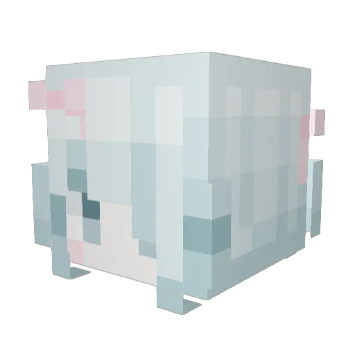 slidingalongedge Minecraft avatar head, 3D render