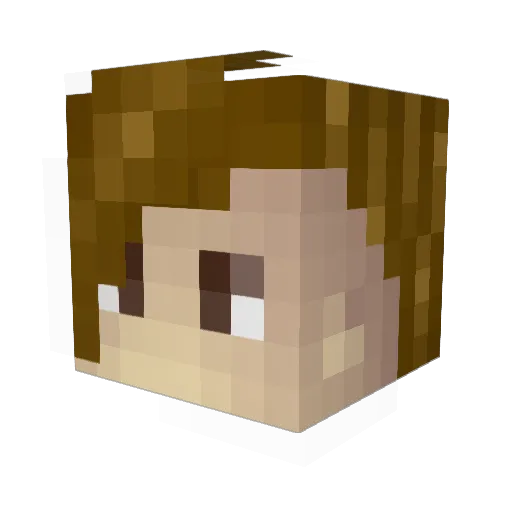 slihano Minecraft avatar head, 3D render