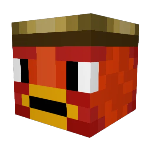 sliidezzOPG Minecraft avatar head, 3D render
