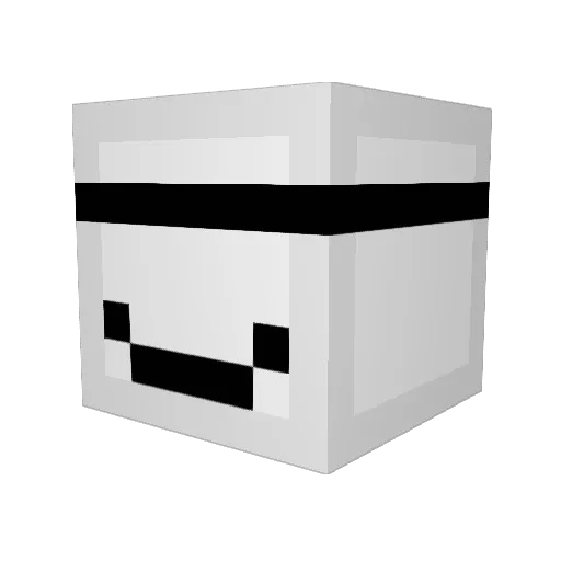 slikaaron Minecraft avatar head, 3D render