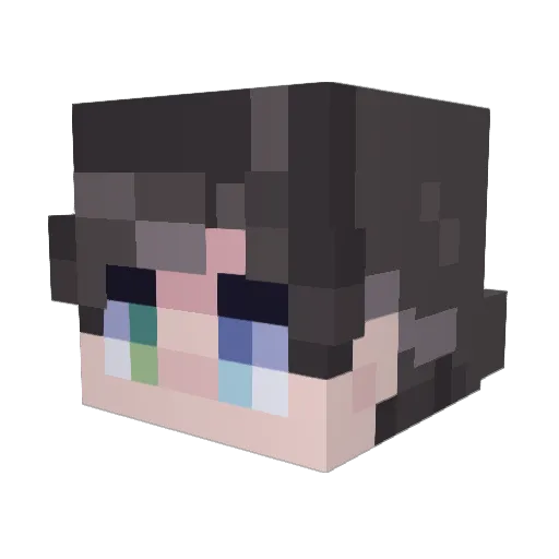 slilyartful Minecraft avatar head, 3D render