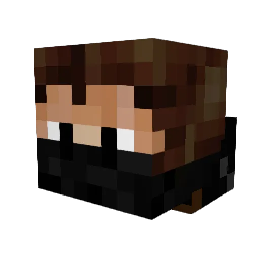 slime360 Minecraft avatar head, 3D render